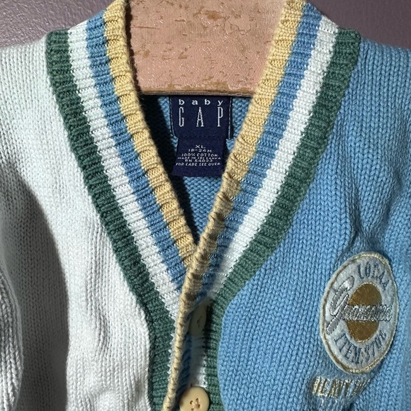 Vintage GAP Kids Multicolor Cardigan Sweater - Picture 4 of 6